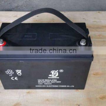 2pcs 12v 100 Combined Into 24v Lead Acid Battery Set for Solar System photo-2