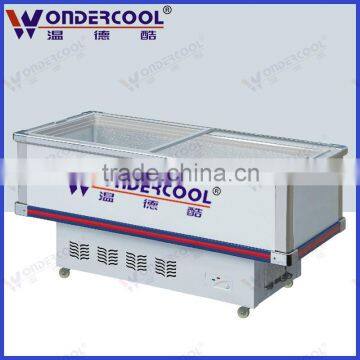 1.8m small size commercial supermarket popsicles display freezer