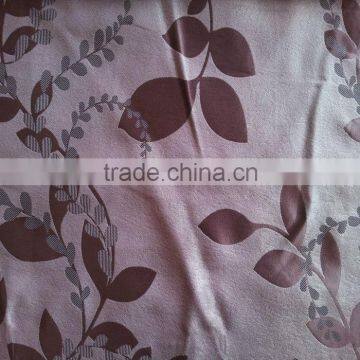 New classical leaf design curtain fabric for jacquard curtains