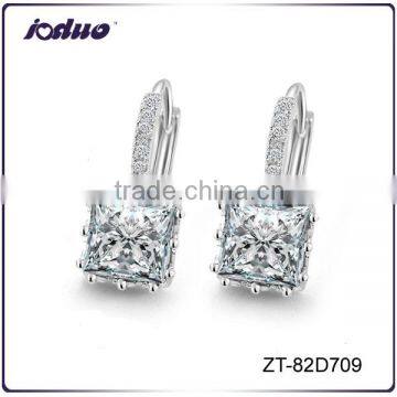 Wholesale 2016 Vogue Square Design Zircon Earrings