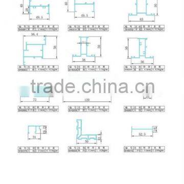 aluminum extruded profiles for 53A series casement window