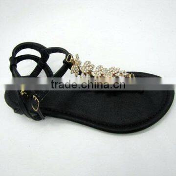 Uniseason TRP+PU Non Slip Summer Ladies Sandals Pictures photo-2