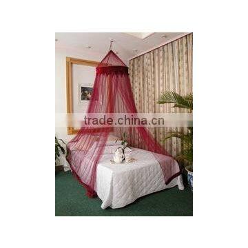 100% polyester household round mosquito net