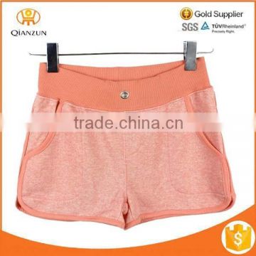 Orange Toddler Girl Training Cotton Sport Kid Shorts