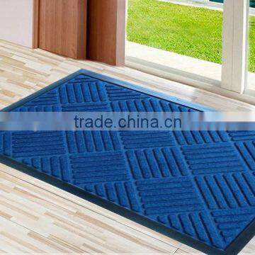 Best quality recycled rubber for entrance embossed door floor mat