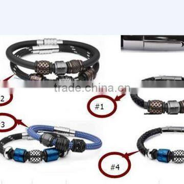 charm beads for cheap mens leather bracelets jewelry