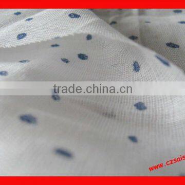 100 cotton gauze print muslin fabric