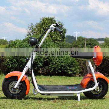 1000W 2 big wheel fashion design electric scooter 800w citycoco scooter with seat for adults with lithium battery