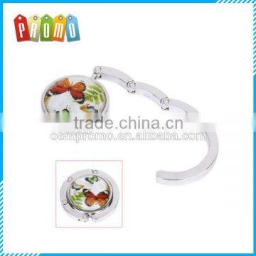 OEM Logo Metal Foldable Bag Hanger For Promotion