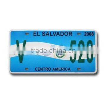 El Salvador License Plate photo-2