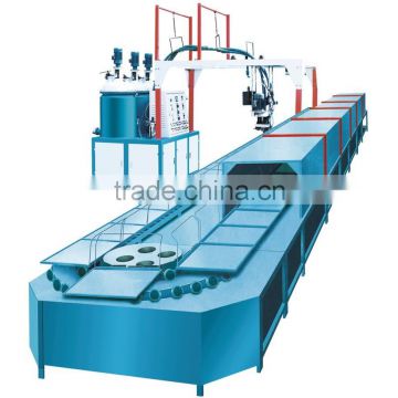 Wenzhou STARLINK hot sale 19m 60 station production line polyurethane moulding shoe injection machine