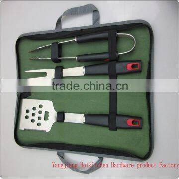 3-piece BBQ tools set with nylon bag