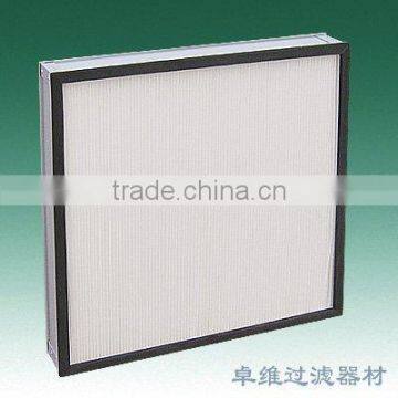 FB panel polyester fiber media air filter for air condition system