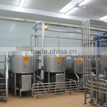 sugar blending tank producing syrup for food industry