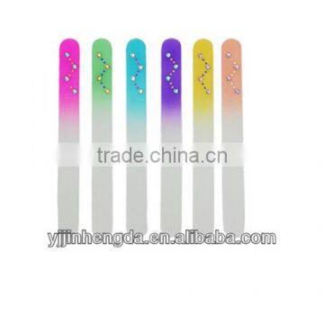 Rhinestone crytle glass nail file