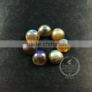 10mm round labradorite cabochon semi precious loose stone gemstone DIY earrings rings pendant charm cabochon 4110114