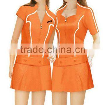 HOT selled restaurant sales spandex promotional uniform(OEM)