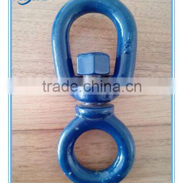 forged chain swivel U.S. type G401,powder plastified lifting eye swivel