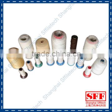 fibergalss sewing thread with PTFE coating