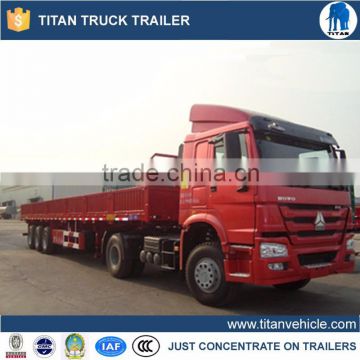 flatbed semitrailer truck