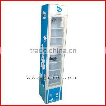 Slim display cooler, Beverage Refrigerator, drink fridge