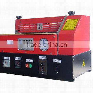 Leather gluing machine