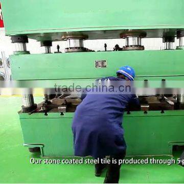 315T Hydraulic press machine for making Metal shingle roofing tile