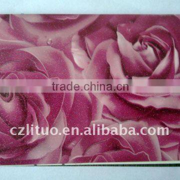 flower design decorative film for furniture panel