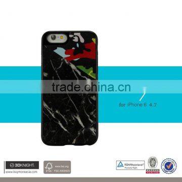 Black Marble Case Custom TPU Phone Case for IPhone 6 6s 6 Plus 6s Plus, Multicolor Real Marble OEM Phone Case photo-2