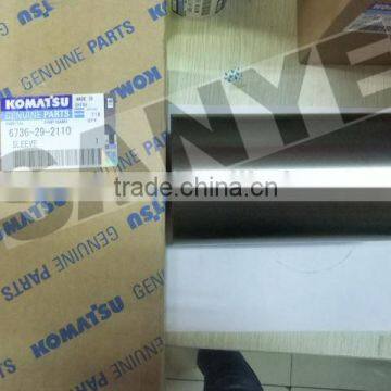 cylinder liner 6736-29-2110 for pc200-7 excavator S6D102