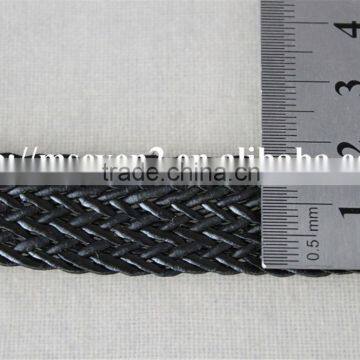 Cheap Price 100% PU Materil Black Laces Trimmings Ribbons Braids for Belt photo-6