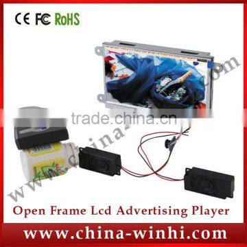 7inch Open Frame backpack Barcode Reader LCD outdoor digital display screens monitor Advertising Display