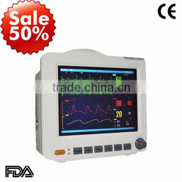 50% off!!! 8-inch 6-Parameter Patient Monitor ambulance patient monitor