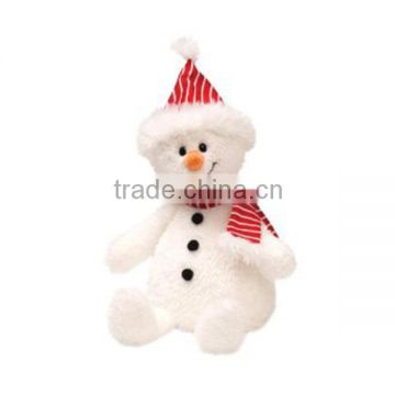 Custom cute plush toy soft snowman doll toys