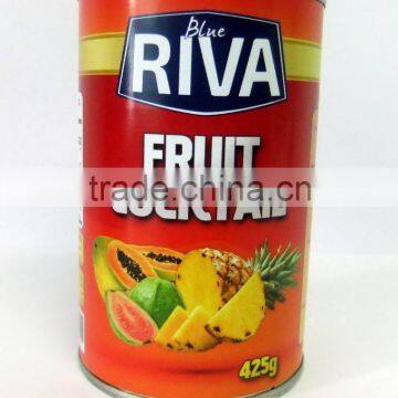 CANNED FRUIT COCKTAIL BLUE RIVA FROM THAILAND