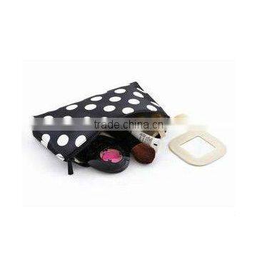 Small PVC cosmetic bag with mirror