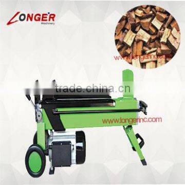 Horizontal double handle log splitter machine