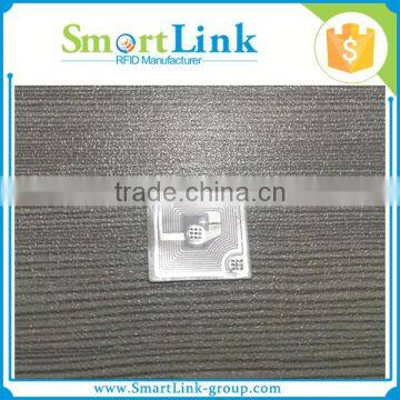 low price smallest rfid nfc antenna,ntag213 chip, rfid nfc square label sticker in roll for asset tracking