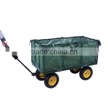 Metal Frame garden Wagon With Plastic Deck