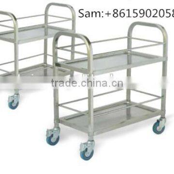 portable stainless steel drink car for hotel use