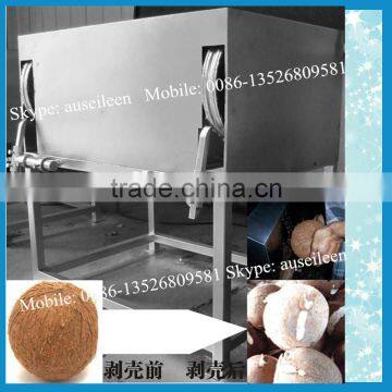 Alibaba hot sale semi automatic coconut dehusking machine coconut shelling machine