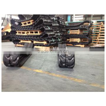 cheap china manufacturer engineer rubber track chassis PC220 PC300 PC350 PC400,robot rubber tracks for excavator /bulldozer