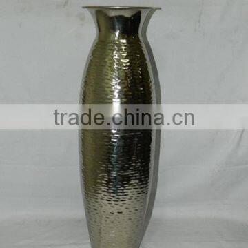 Iron Hammered Flower Vase