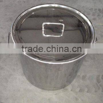 stainless steel bucket with lid/stainless steel bucket 5 gallon/stainless steel bucket fermenter