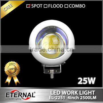 4in Round 25W High Power Cob Led Work Light 4x4 Jeep Off-road SUV High Power Led Fog Light photo-4