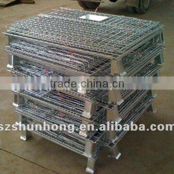 Wire Pallet Zinc Plated Lockable Storage Metal Container photo-6