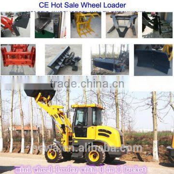 2016 1.2ton ZL12 CE mini front wheel loader