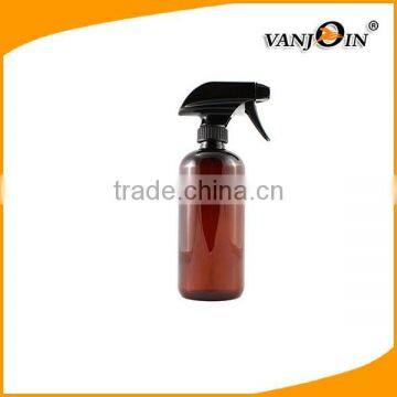 16oz Empty Amber Plastic Spray Bottle With Black Trigger Wholesale photo-4