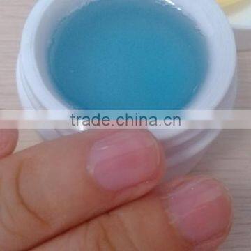 China Wholesale UV Builder Gel Transparent Blue Gel photo-2