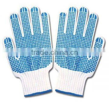 T/C with PVC dot Garden glove